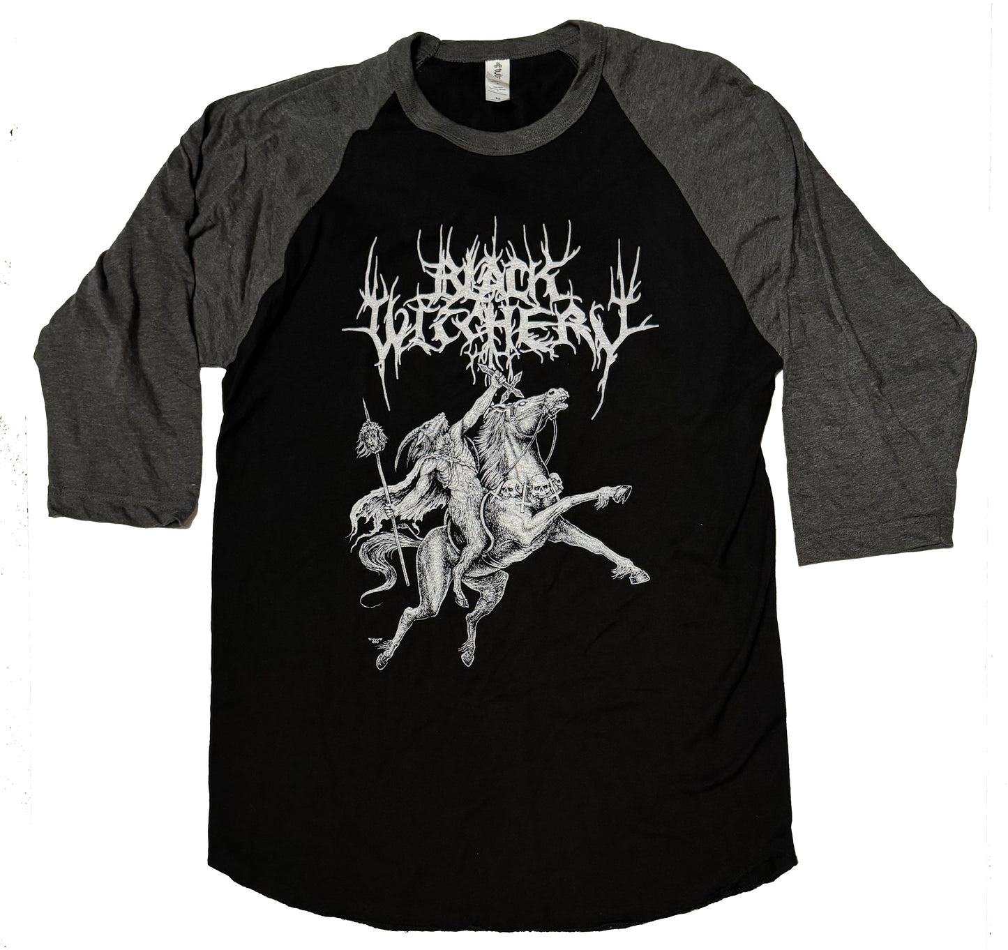 Black Witchery Three-quarter sleeve Baseball Tee