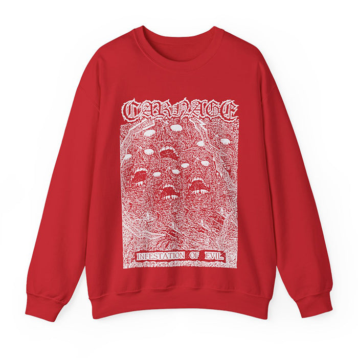 Carnage " Infestation Of Evil " Sweatshirt Red
