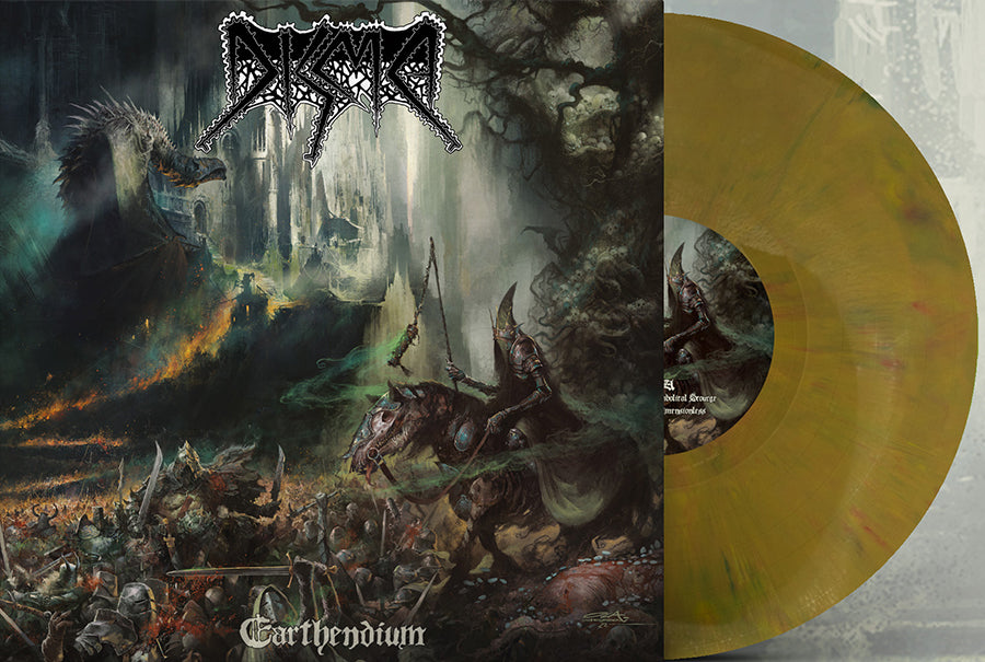 Disma " Earthendium " LP - Opaque Swirl Green Earth End Version - PRE ORDER - Limited to 333