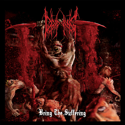 Dripping " Bring The Suffering " Banner / Tapestry / Flag brutal death 2024 