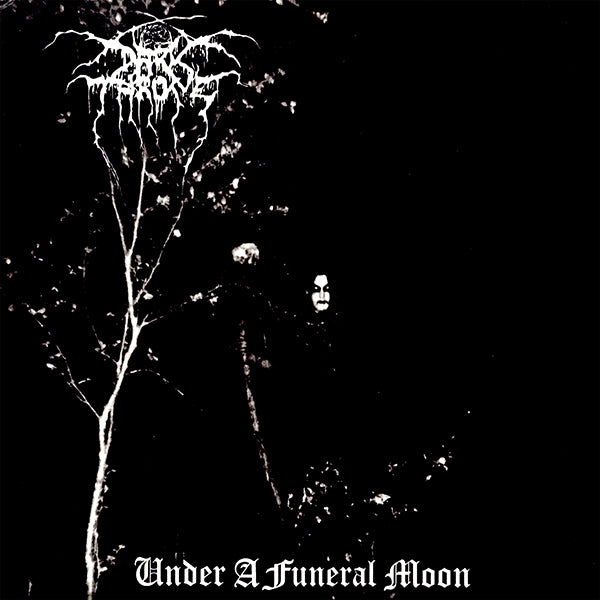 Dark Throne Under A Funeral Moon Flag Banner Tapestry
