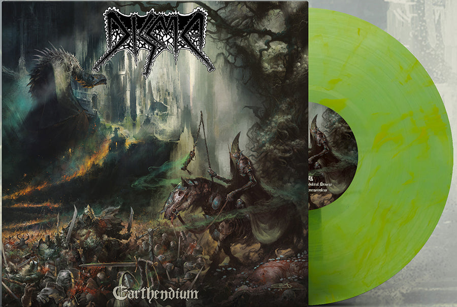Disma " Earthendium " LP - Coke Bottle with Yellow see through - Limited to 444 copies