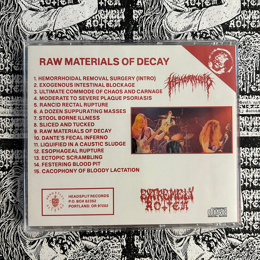 Hemorrhoid Raw Materials of Decay CD