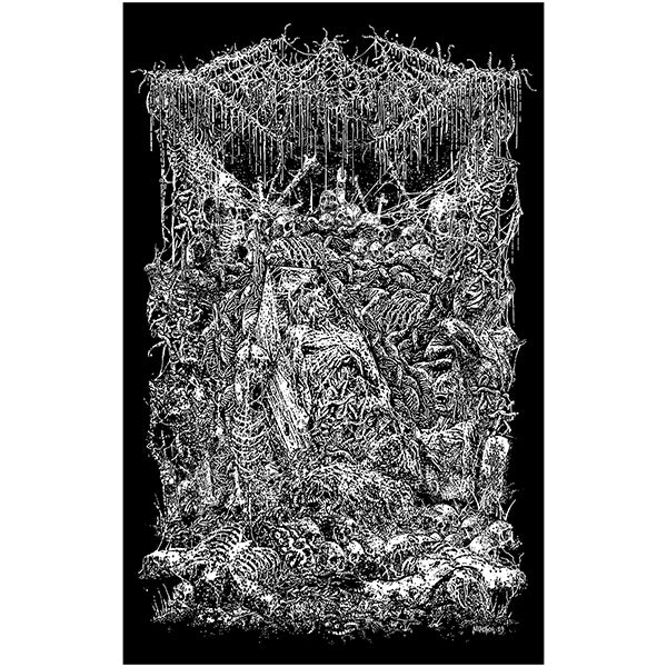 FesterDecay - Flag / Tapestry / Banner JAPANESE CARCASS GOREGRIND
