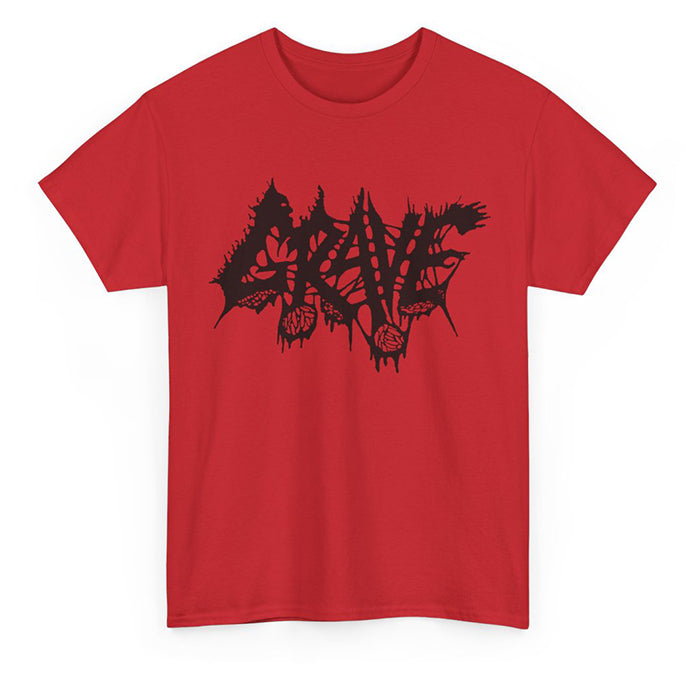 Grave " Logo " T shirt Red