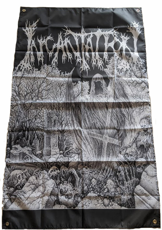 Incantation " Rotting Spiritual Embodiment " Banner / Tapestry / Flag