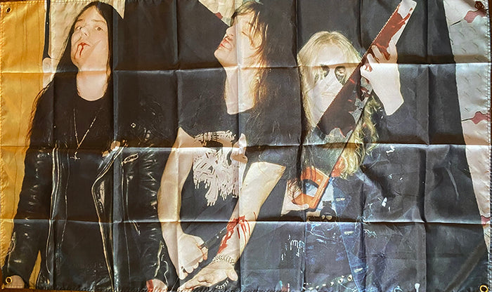 Mayhem " The True Mayhem Band " Flag / Tapestry / Banner