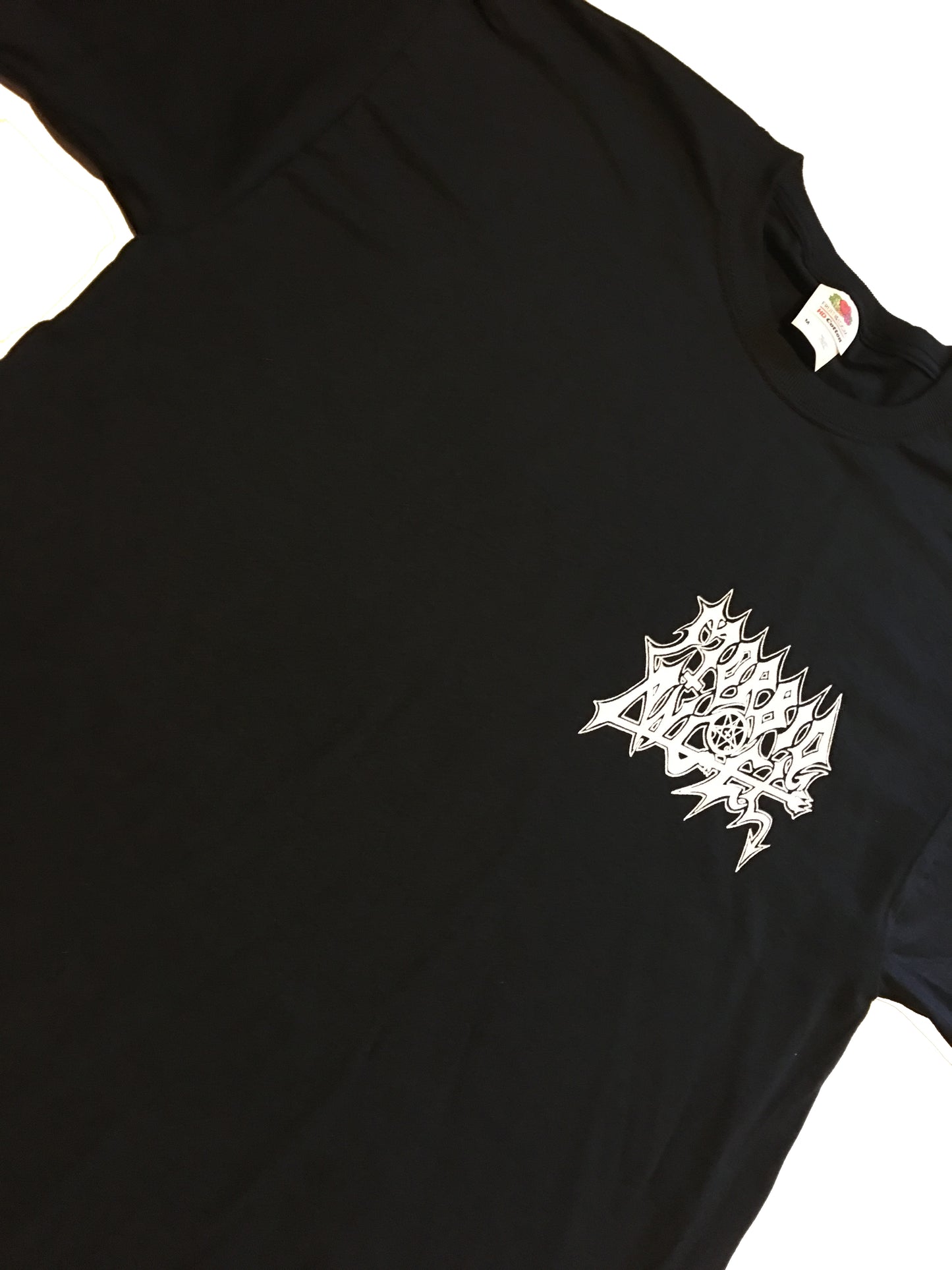 Evil death metal pocket print shirt for Union members to curse others