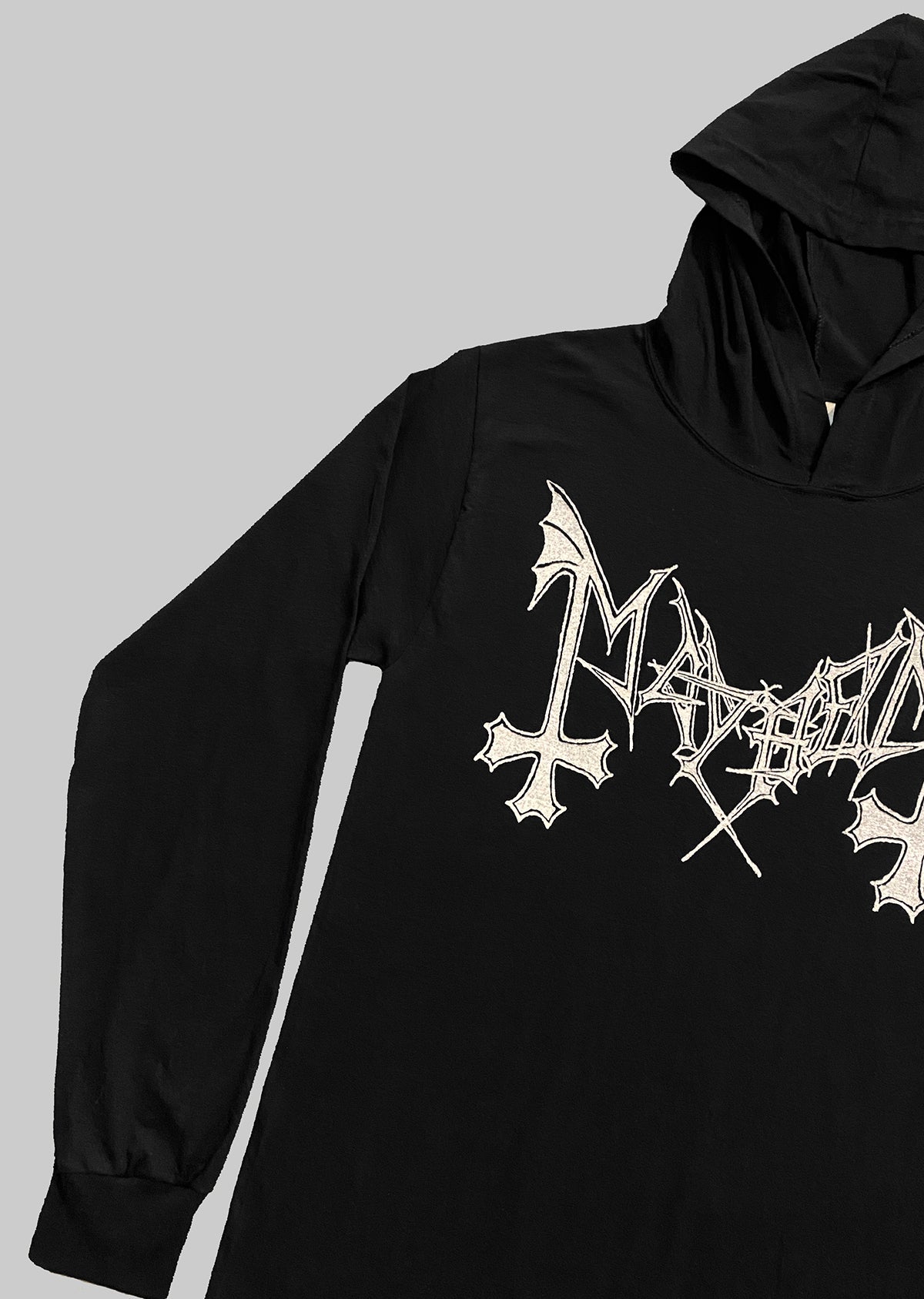 BLACK METAL HOODED SHRT MAYHEM NORWEGIAN