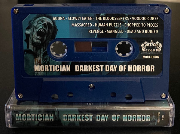 Mortician Darkest Day Of Horror Cassette Tape horror death metal will rahmer