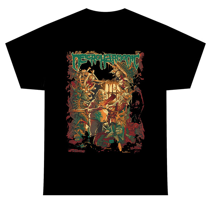 Necroharmonic - Death Metal T-shirt - Art by Jeff Zornow