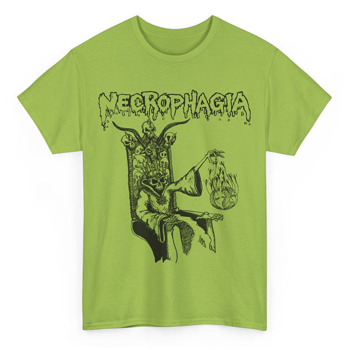 Necrophagia " Rise From The Crypt" T shirt Horror Green