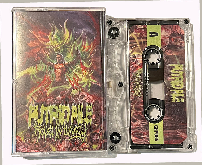 Putrid Pile " Revel In Lunacy " Cassette Tape