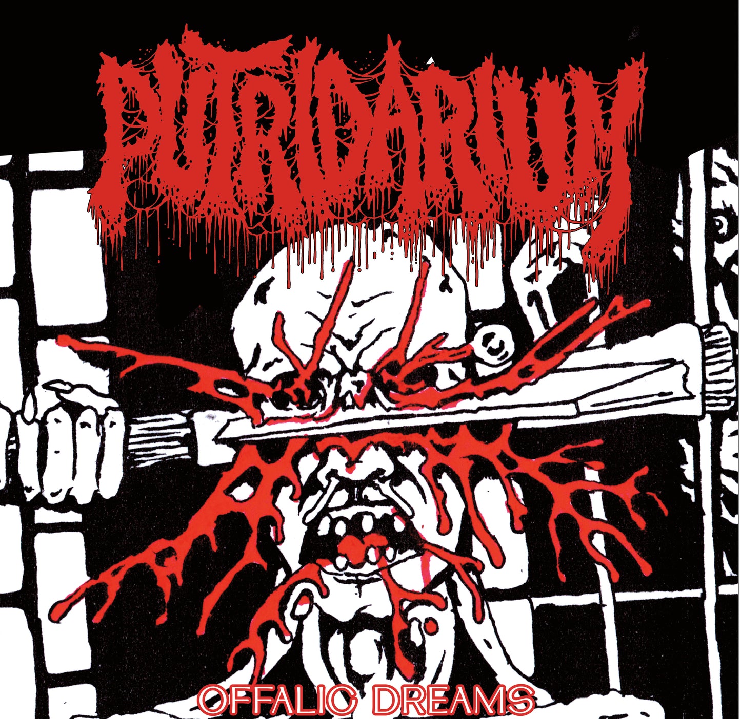 Ancient Death / Putridarium - split 7 Ep record vinyl LP