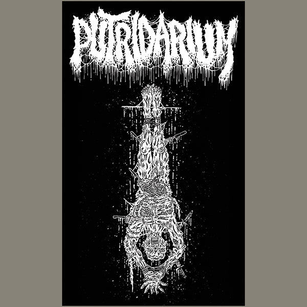 Putridarium " Inverted Burial Perversion " Banner / Flag / Tapestry