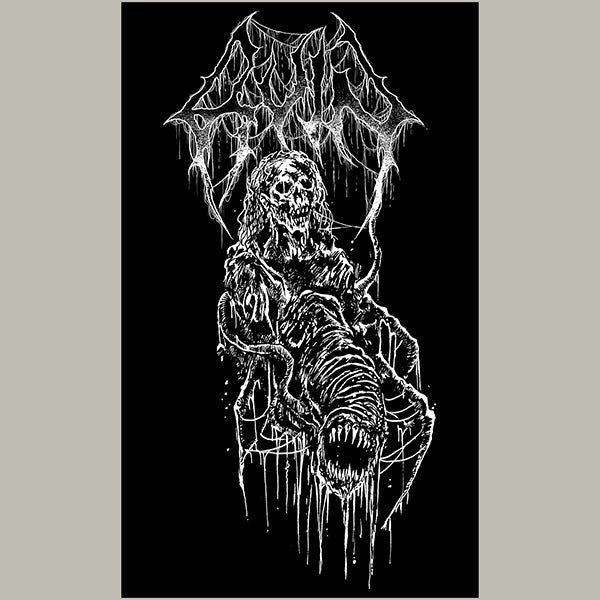 Ruin Plague Ghoul Flag Banner Tapestrty cult of death metal