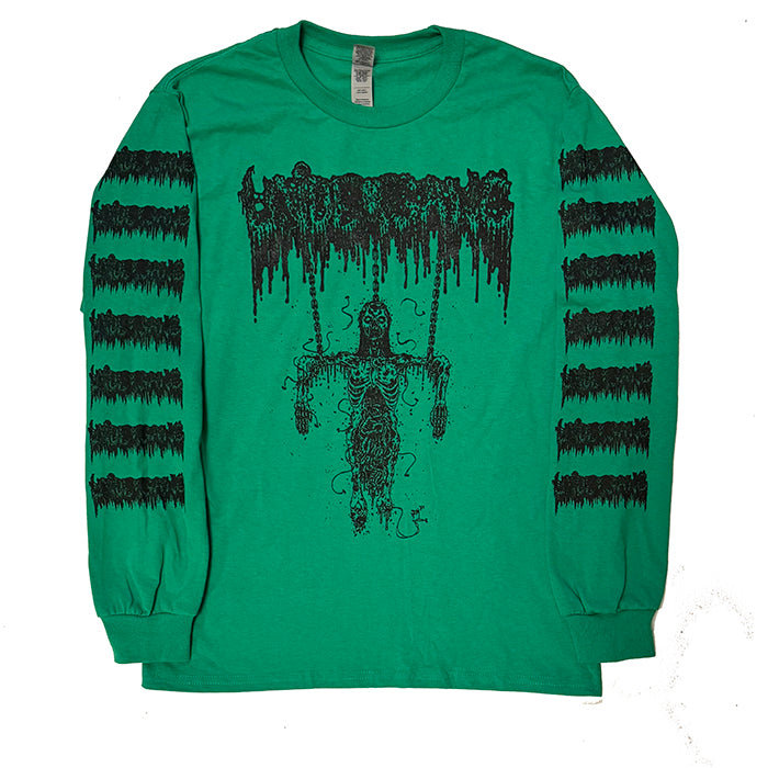 Undergang "Hanging Corpse " Longsleeve Green with Sleeve print