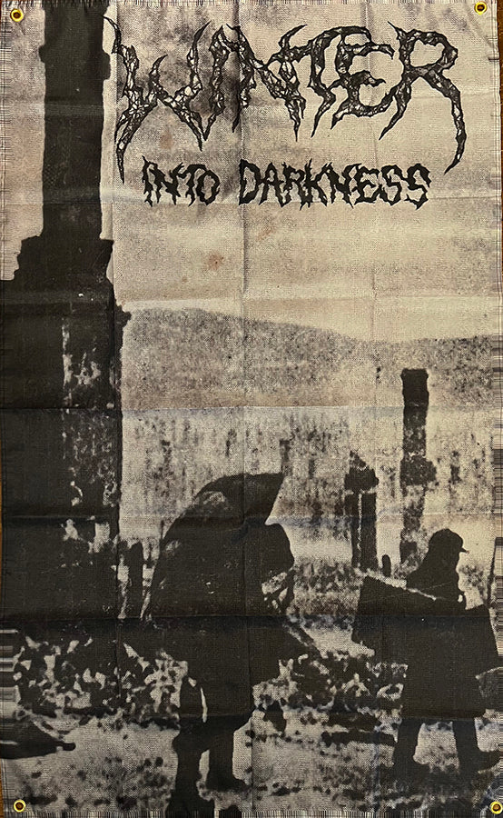 Winter " Into Darkness TAPESTRY Flag CELTIC FROST DOOM METAL