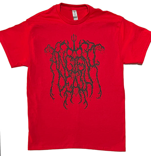 Ancient Death Red Logo T shirt