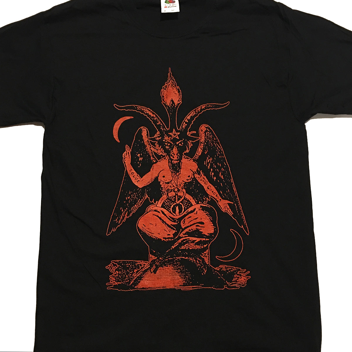 Baphomet - T shirt Red Baphomet Short Sleeve