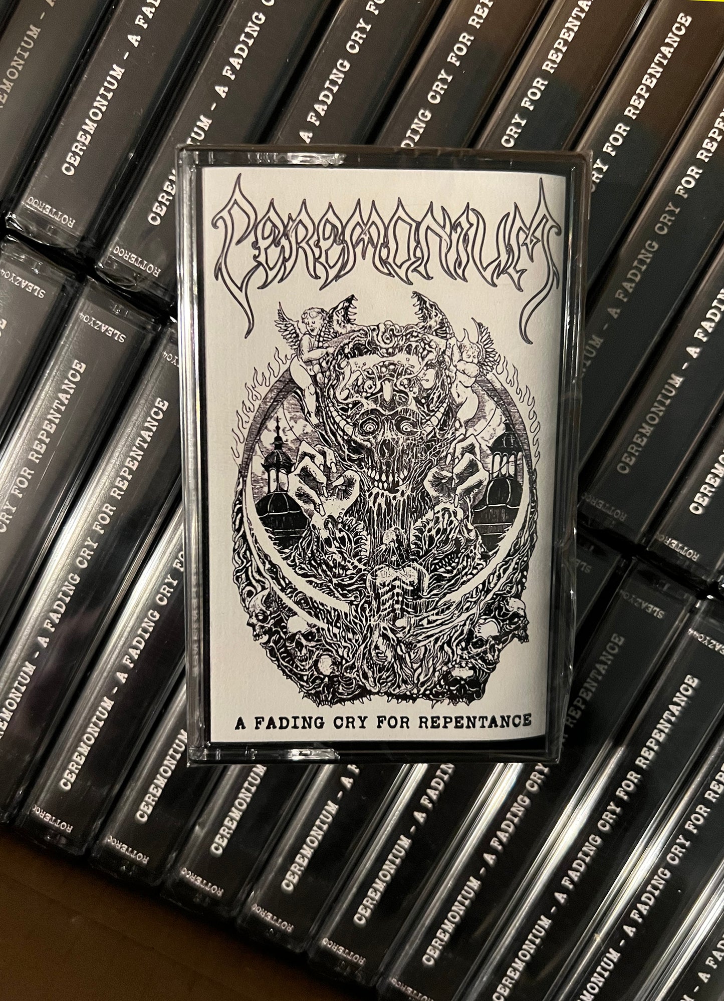 Ceremonium " A Fading Cry For Repentance  TAPE CASSETTE DOOM