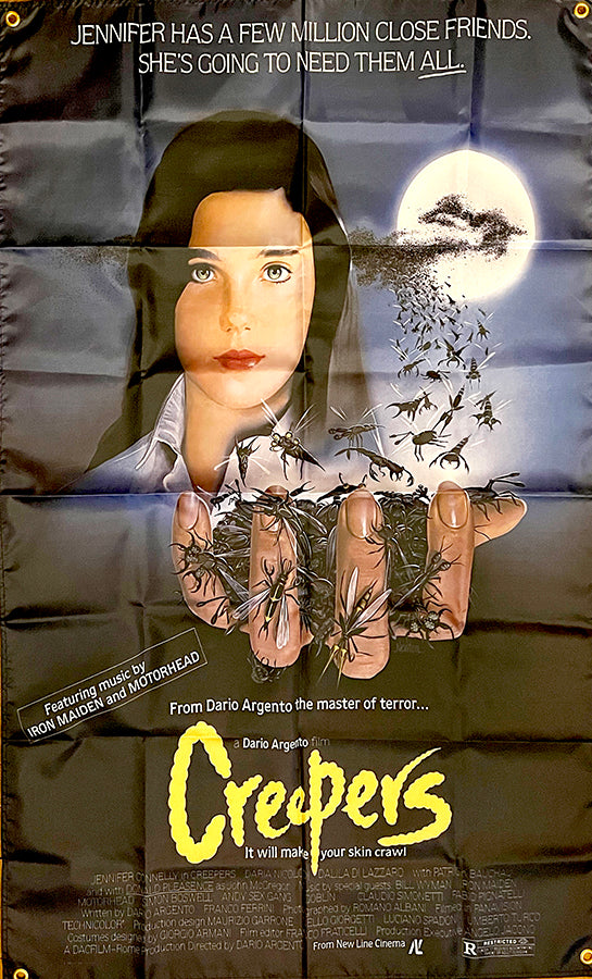 <p>Creepers - Banner / Tapestry / Flag </p> <p>Horror Poster Flag for this awesome Argento flick </p>
