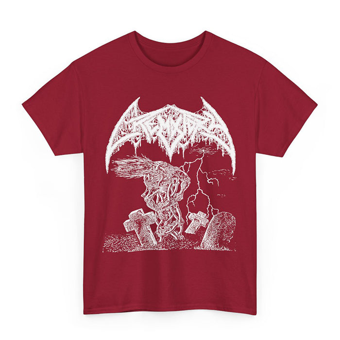 Crematory " Wrath from The Unknown " T shirt Cardinal Red