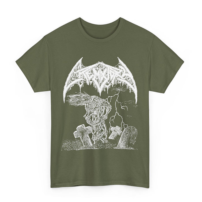 Crematory "Wrath from The Unknown" T shirt Military Green