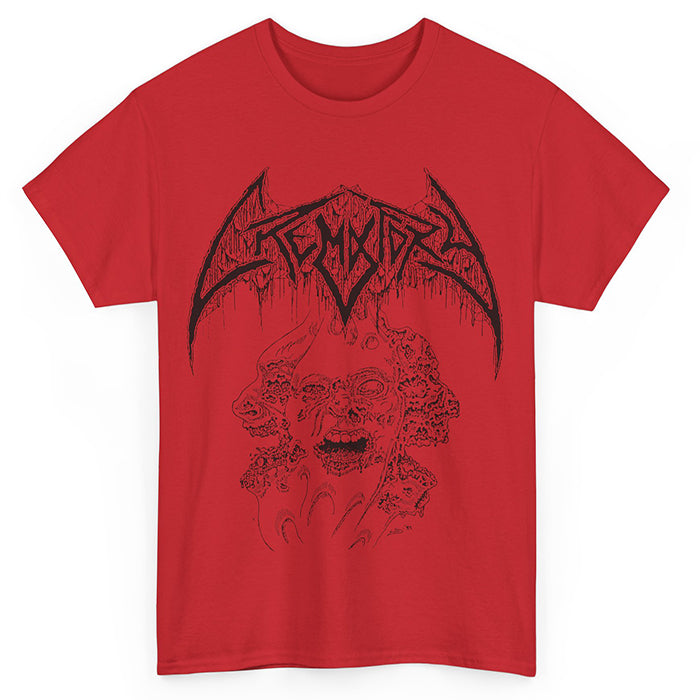 Crematory " Three Faces " T shirt Red