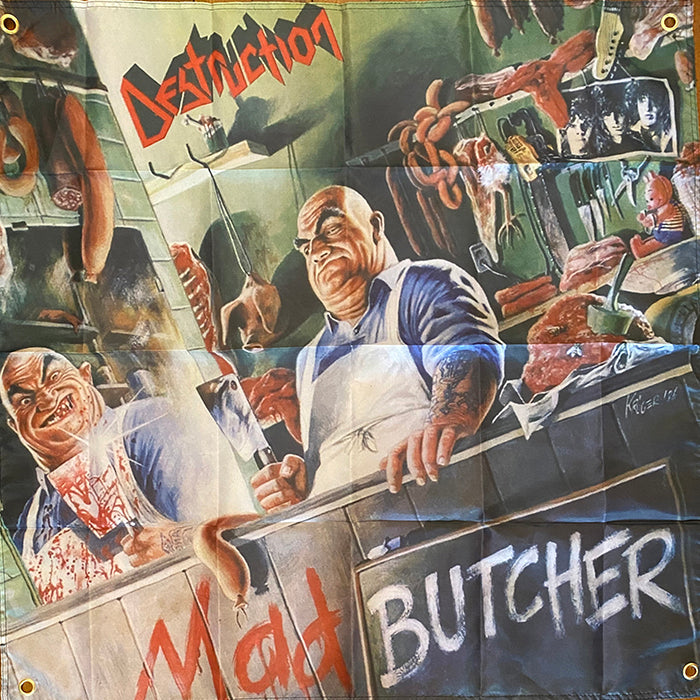 Destruction "Mad Butcher " Flag / Banner / Tapestry