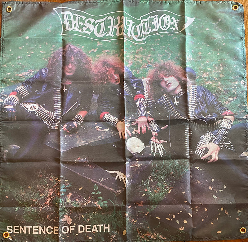 Destruction " Sentence of Death " Flag / Banner / Tapestry