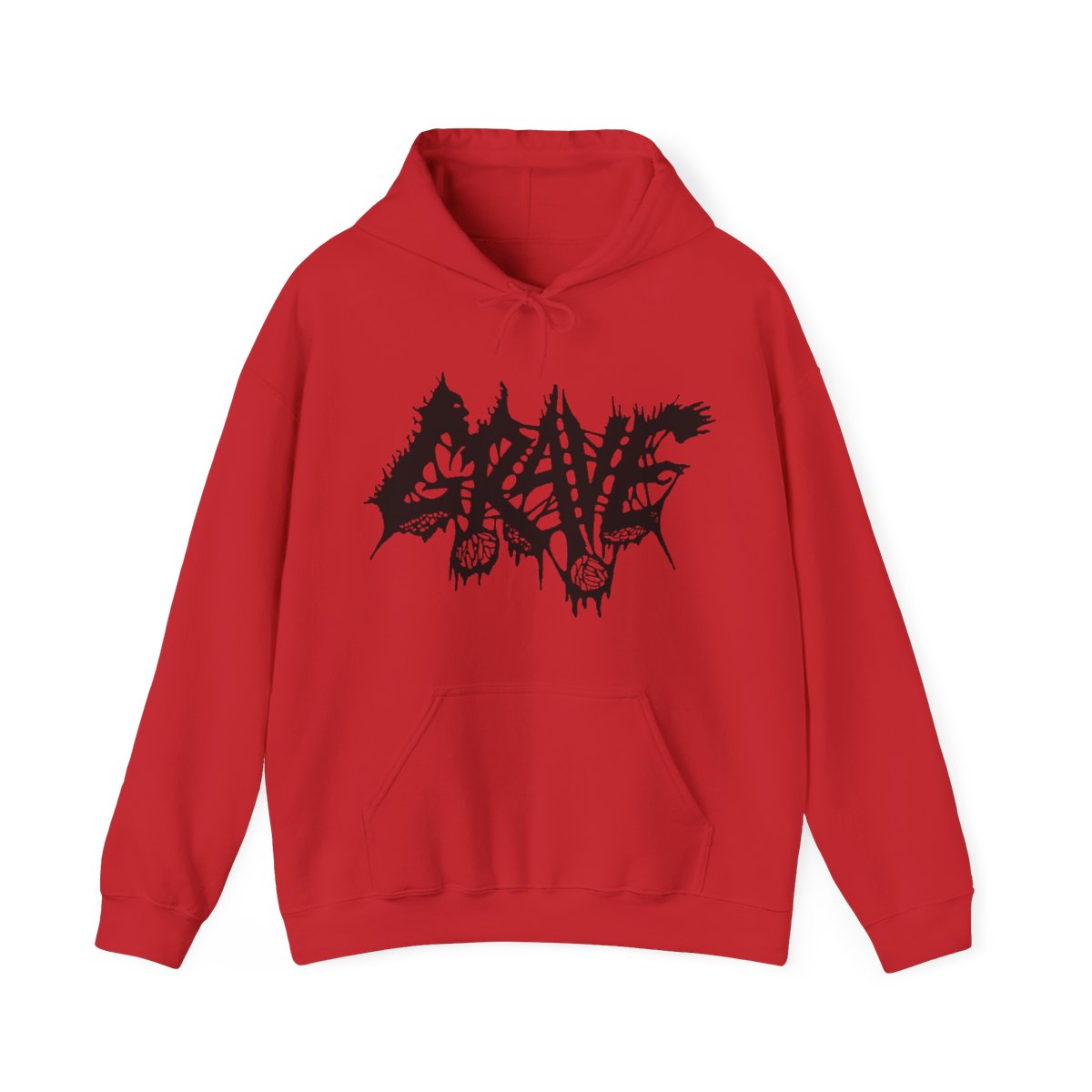 Grave "Logo" Hoodie Red