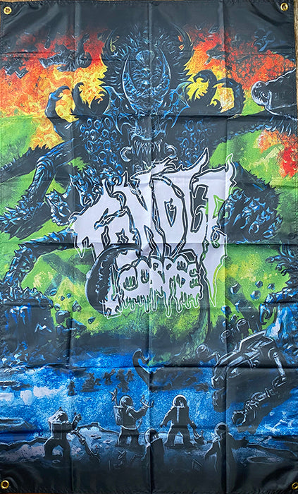 Fondlecorpse " Dark Contagion " Flag / Banner / Tapestry