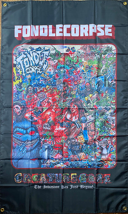 Fondlecorpse " Creaturegore " Flag / Banner / Tapestry
