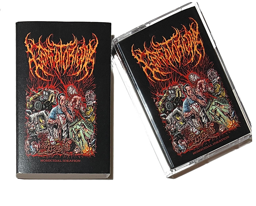 Goreatorium " Homicidal Ideation " Cassette tape gore death metal cassette tape