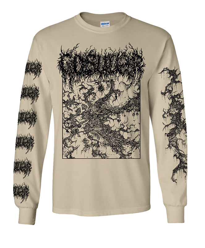 Gosudar - Khaosmos Longsleeve with Sleeve Prints Sand