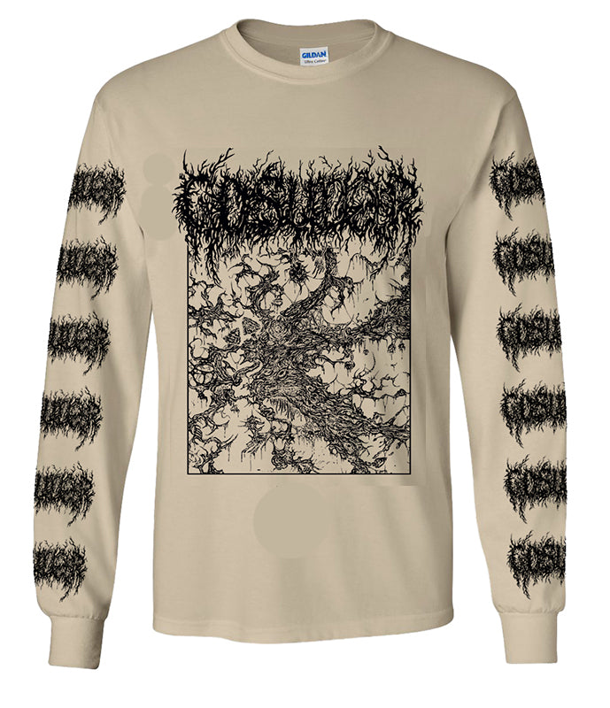 Gosudar - Khaosmos Longsleeve with Sleeve Prints Sand