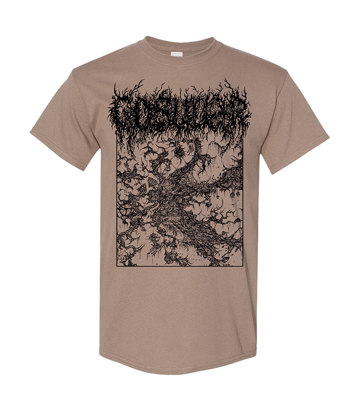 Gosudar " Khaosmos " T shirt Desert Brown