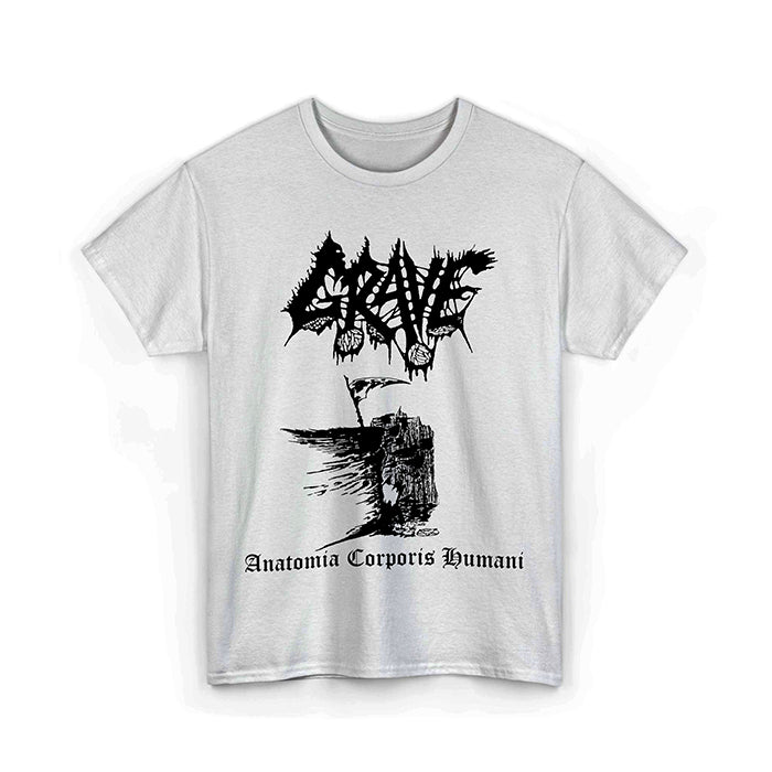 Grave " Anatomia Corporis Humani " T shirt white