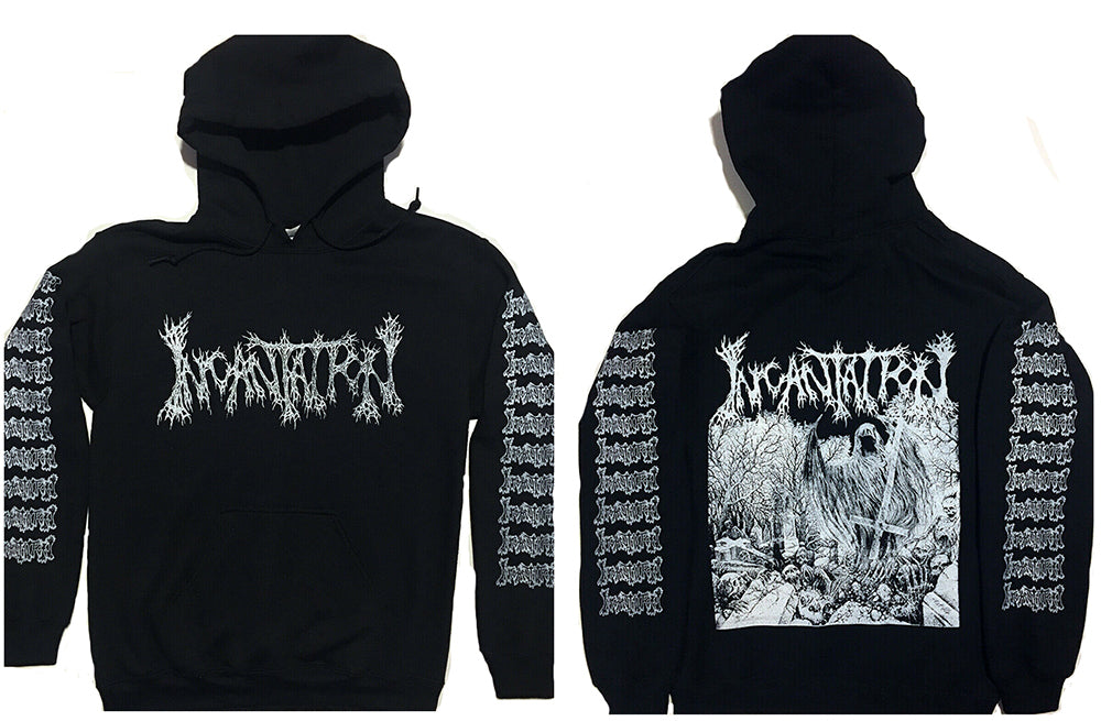 Incantation "Rotting " Hoodie with Sleeve Prints