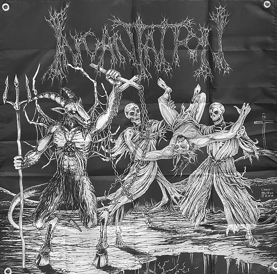 Incantation " Blasphemous Cremation " Flag / Banner / Tapestry flag