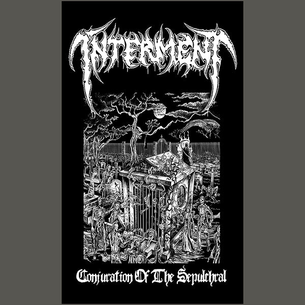 Interment " Conjuration of the Sepulchral " Flag / Tapestry / Banner