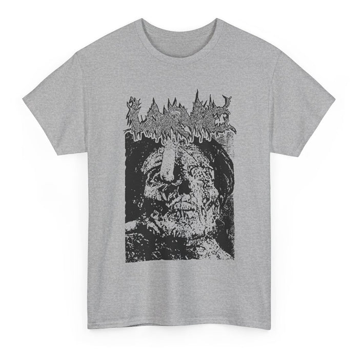 Larvae Lust for the Dead T shirt Athletic gray