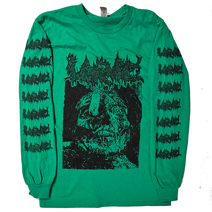Larvae " Lust for the Dead " Longsleeve Green T-shirt with Sleeve prints