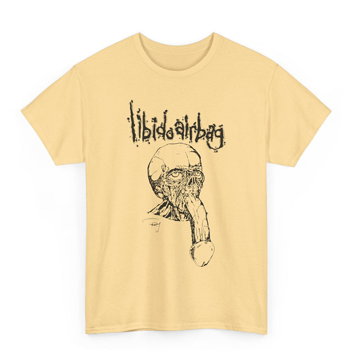 Libido Airbag " Dickface " T Shirt Yellow