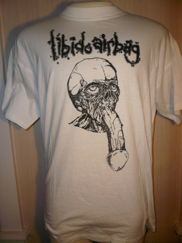 Libido Airbag " Dickface " T Shirt White