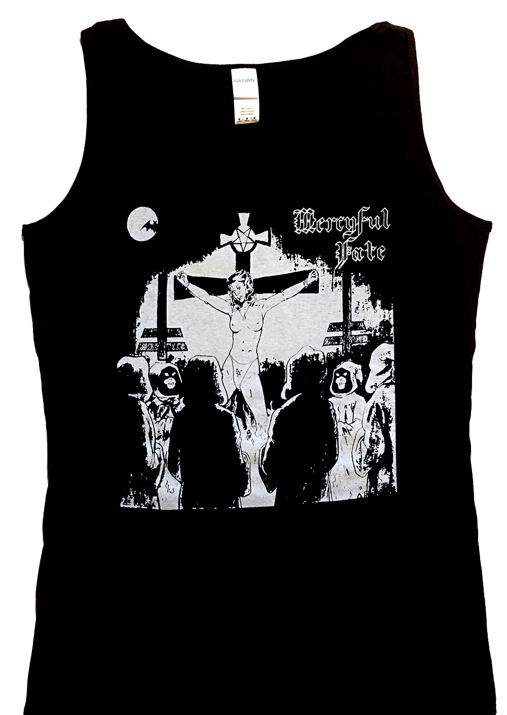 Mercyful Fate " Mercyful " Ladies Black Tank top heavy thrash metal ladies halloween tank