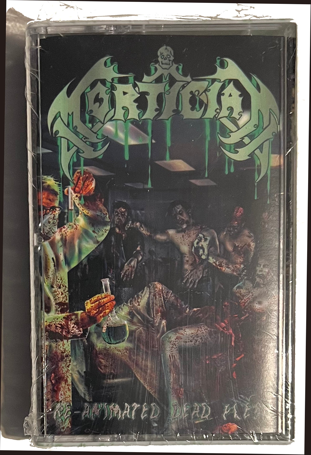 Mortician " Reanimated Dead Flesh " Cassette Tape