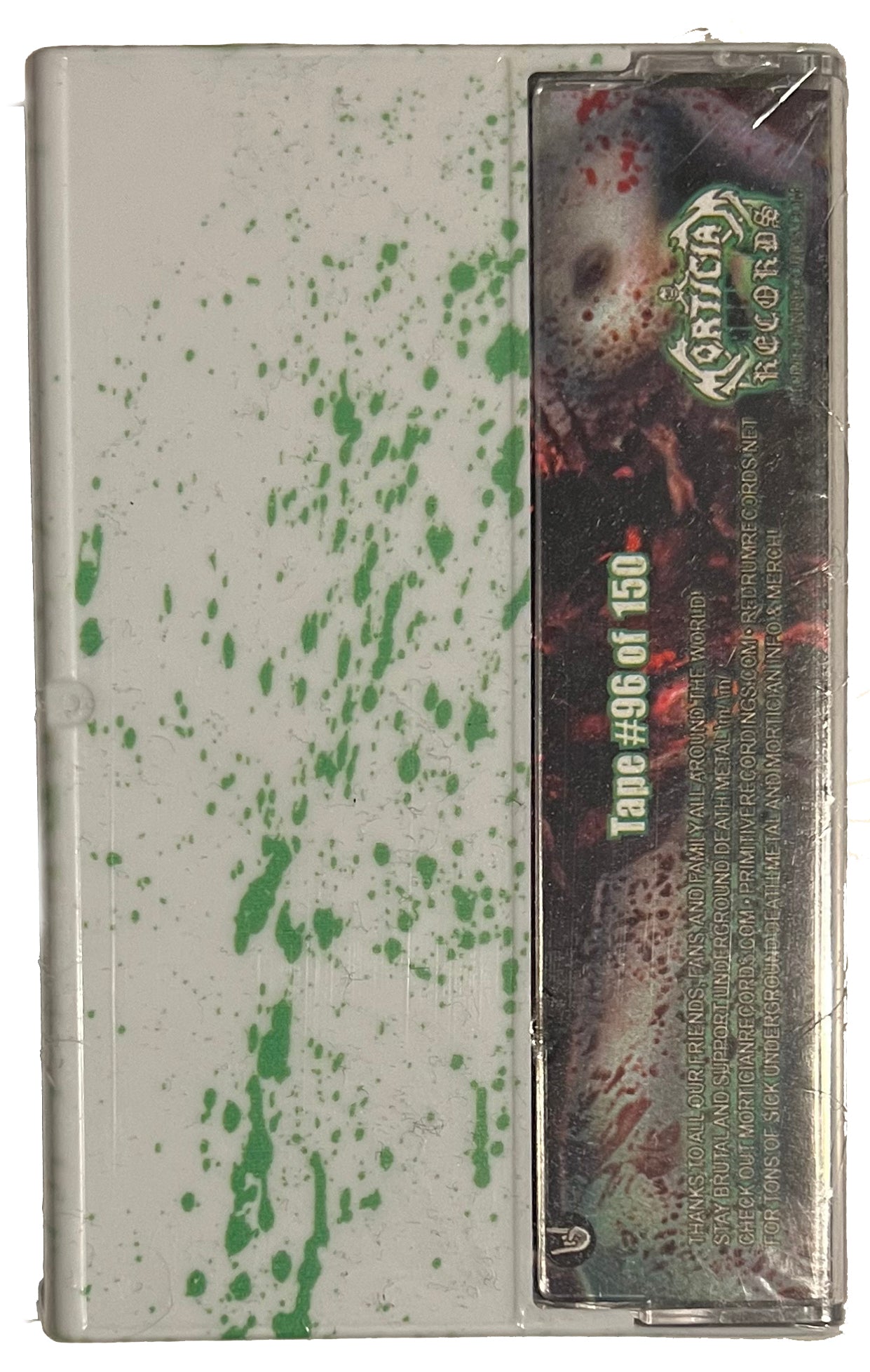 Mortician " Reanimated Dead Flesh " Cassette Tape