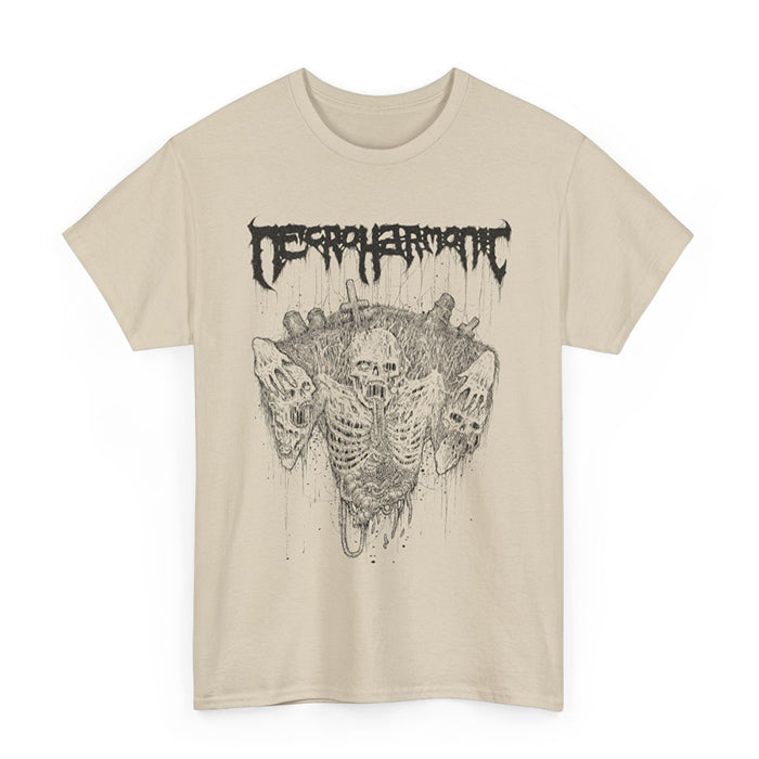 Necroharmonic " Grave Ghoul " T shirt Sand